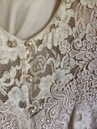 Traje Falda de Encaje Para Mujer Cachet by Bari Protas De Colección Cachet De Bari Protas Talla 5/6 Pequeño - Imagen 9 de 10