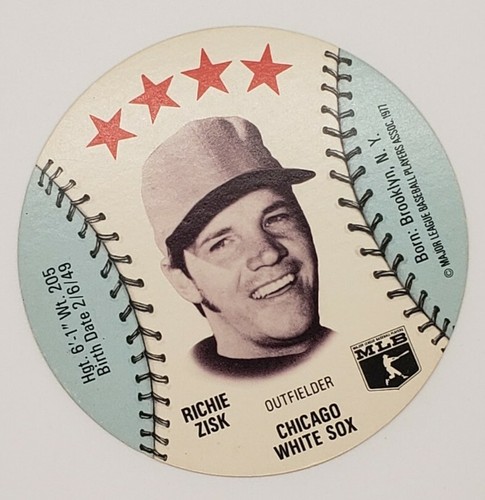 Richie Zisk 1977 Detroit Ceasars Vintage MSA Baseball Disc Chicago White Sox - Bild 4 von 12