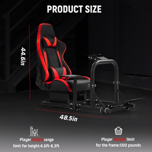 Dardoo G920 Racing Simulator Cockpit with Gaming Seat Fit Logitech Thrustmaster - Picture 9 of 25