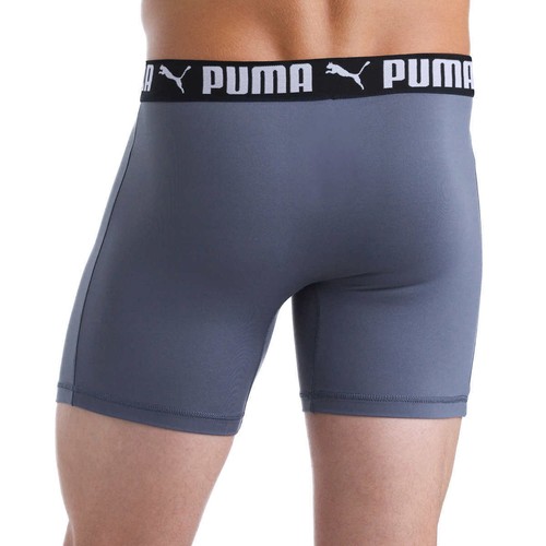 Puma, paquete de 5 calzoncillos boxer de microfibra para hombre, elástico absorbente (elige color + talla) - Imagen 6 de 16