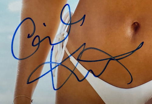 Camille Kostek Signed 8 x 10 Sports Illustrated Promo Photo Mint - Picture 2 of 3