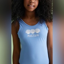 NEW PacSun Blue Girls' Swimsuit Size M