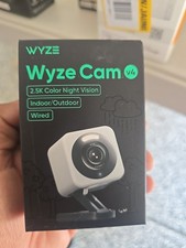 New Wyze - Cam V4 2.5k WiFi, Indoor/Outdoor, Wired Security Camera color Night