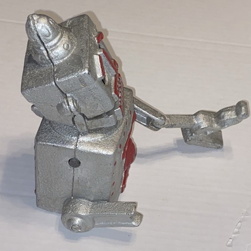 Banca monete Hubley Robert The Robot anni 50 tutto originale incompleto ghisa raro - Foto 11 di 22