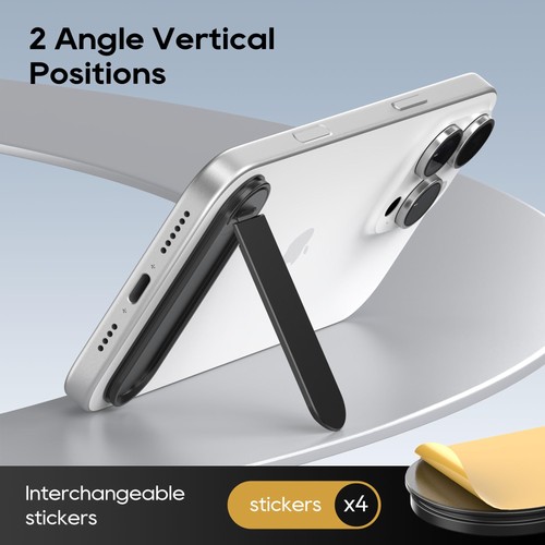 2 Pack Universal Phone Kickstand Vertical Horizontal Phone Stand for Desk - Picture 5 of 7