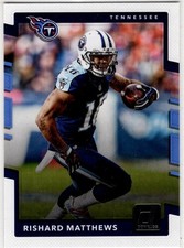 2017 Panini Donruss Football Rishard Matthews No. 165 Tennessee Titans