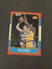 1986-87 Fleer #43 BILL HANZLIK Denver Nuggets Basketball Card