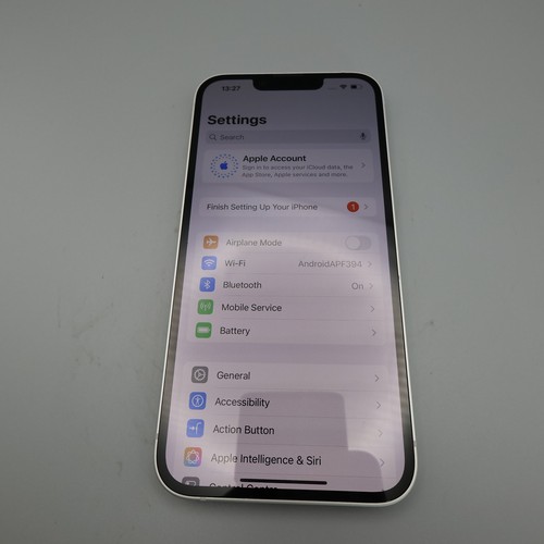 Apple iPhone 16e 128GB White Unlocked Faulty 0165
