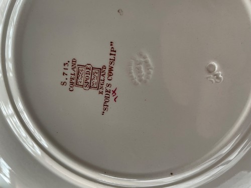 10 piezas. PLACAS SPODE COWSLIP - Imagen 7 de 8