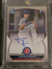 2023 Bowman Chrome Jackson Ferris #CPA-JF 1st Prospect Auto Cubs 1st M/NM MLB 