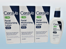 CERAVE PM FACIAL MOISTURIZING LOTION ULTRA LIGHWEIGHT 3 OZ BOXED 3PCS