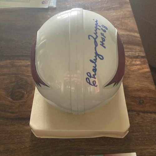 Charley Trippi Autographed Chrome Mini Helmet Cardinals HOF 1968 JSA COA - Picture 2 of 7