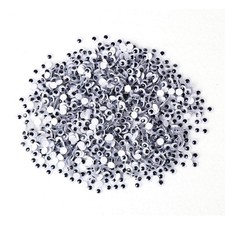 1000 Pieces 10mm Round Wiggle Googly Eyes with Self-Adhesive for Crafts
