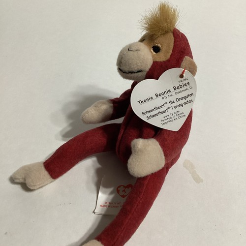 Vintage Ty Teenie Babies, Lot Of 9 With Tags,G/VG Condition See Details - Picture 10 of 10