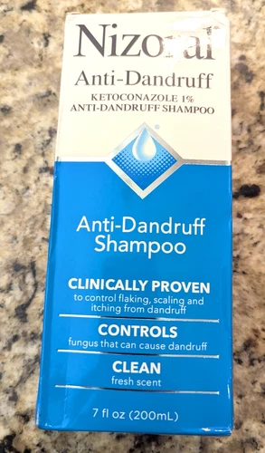 Nizoral Anti Dandruff Shampoo Clean Fresh Scent 7 oz exp 03/28