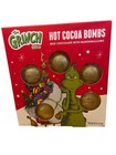The Grinch Hot Chocolate Cocoa  Bomb Christmas Gift Set 5 With Marshmallow NEW
