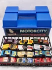 MATCHBOX Motor City CARRY CASE with 12 Vintage CARS And 2 Trays, HOLDS 24 CARS