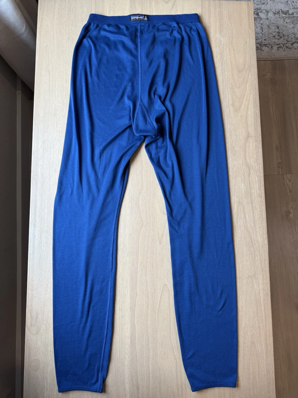 Patagonia Made in USA Capilene 90’s Vintage Navy Blue Men's Base Layer Pants Lg