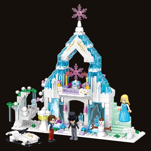 Castle building model blocks, small particle assembled toys, children's gifts - Picture 11 of 19