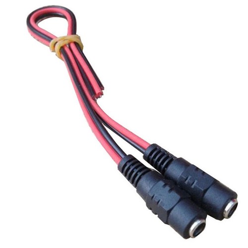 10x5.5x2.1mm Male + Female DC Power Socket Jack Plug Connector Cable Wire 12V - - Picture 7 of 7