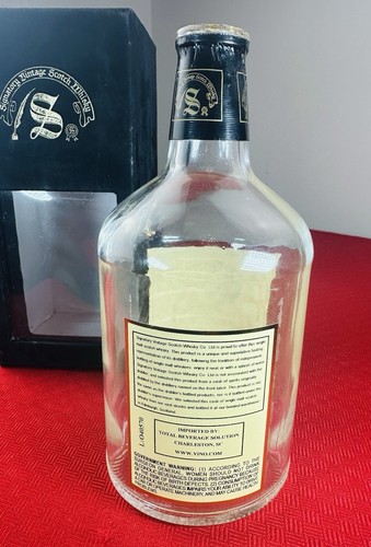 1974 GLENLIVET SINGLE MALT SCOTCH WHISKY Empty BOTTLE & BOX - Picture 6 of 16