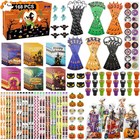 Halloween Party Favor Set 168pc 24-Pack Stationery Kids Goodie Bag Stuffers
