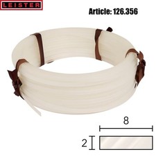 Leister 2kg / 4.4lb Welding Tape PP, Profile C 2x8, Nature - 126.356