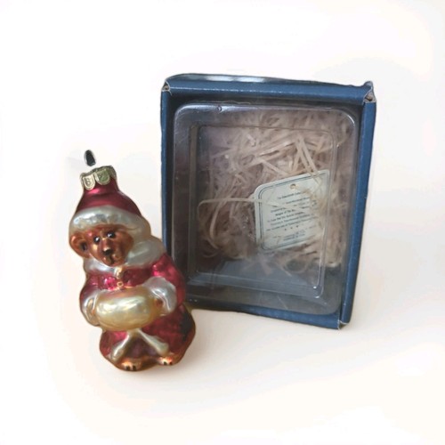 BOYDS BEAR GLASS WINTER GIRL BEAR 3” ORNAMENT (CB44) 1999 - Picture 6 of 7