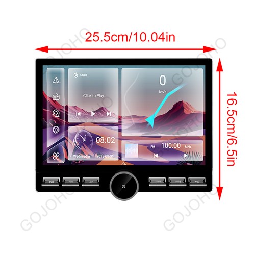 Radio estéreo para coche Carplay Android 15 GPS navegación WIFI 4+64 GB para Mazda 2 2007-2014 - Imagen 8 de 17