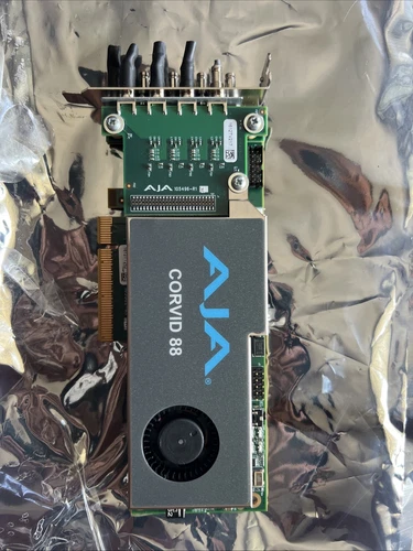 AJA CORVID-88-S PCI CARD 8-CHANNEL 3G-SDI I/O CARD WITH FAN CRV88-9-S-NC1