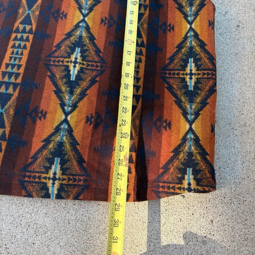 Pendleton 100% VIRGIN WOOL Parkdale Quilted Snap Vest SOUTHWESTERN AZTEC XL - Picture 7 of 12