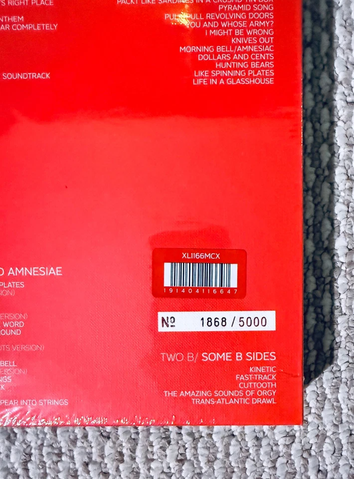 Radiohead Kid A Mnesiette Cassette Box Set | Limited Edition #1868/5000 Sealed - Image 4 of 4