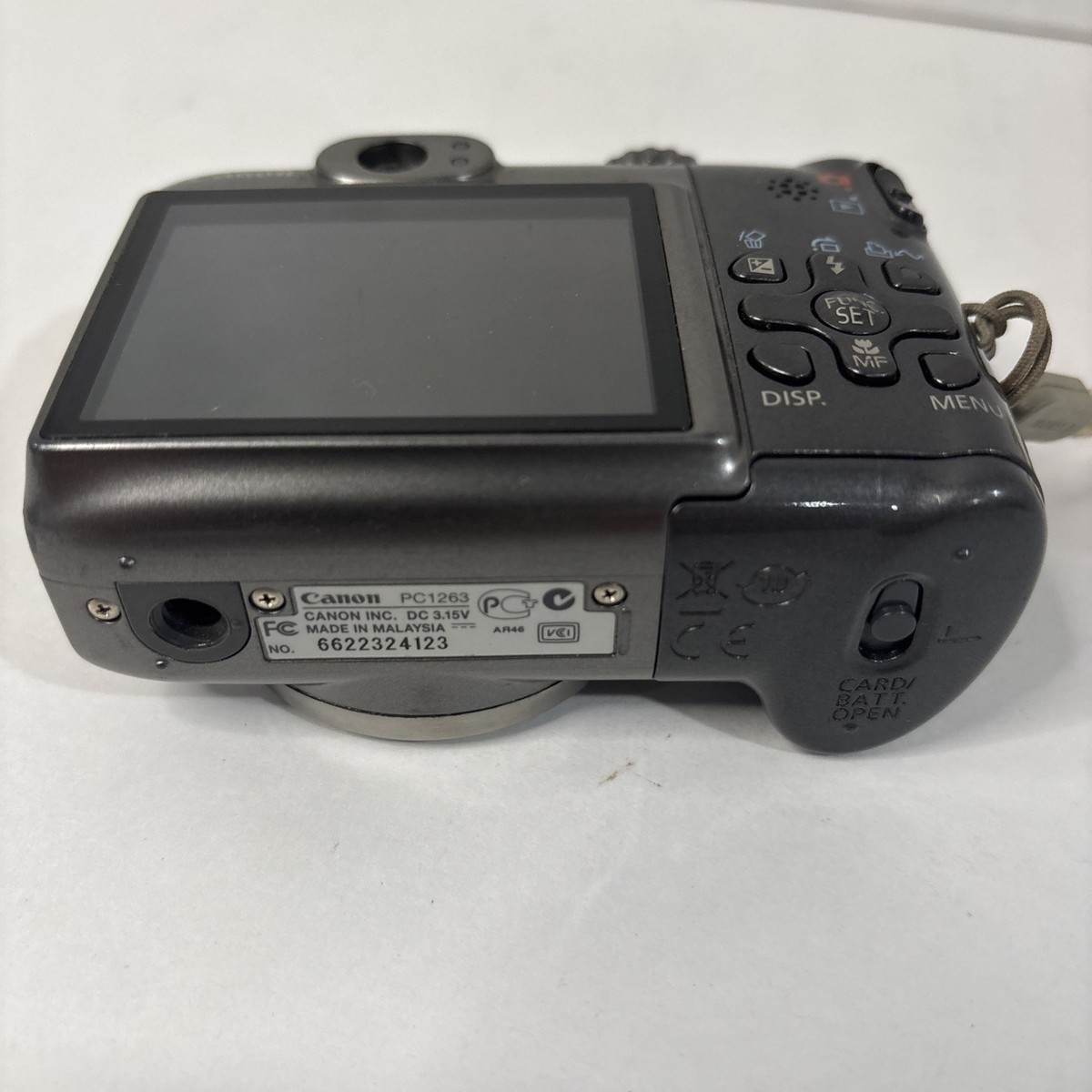 Canon PowerShot A590IS PC1263 8MP 4x Zoom Compact Digital