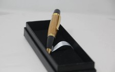 24K gold Wall Street Pen Made From Whiskey Barrel Stave