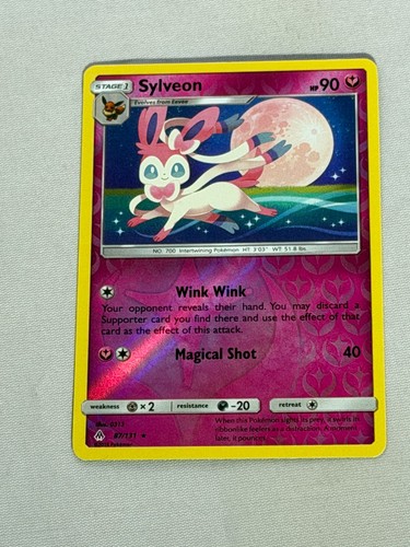 Pokemon Reverse Holo Sylveon Forbidden Light 87/131