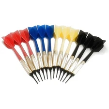 GLD Commercial Electronic Dartboard Soft Tip Bar Darts - Set of 12