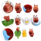  10pcs Resin Small Animal Figurine Cartoon Animal Ornament Microlandscape Animal