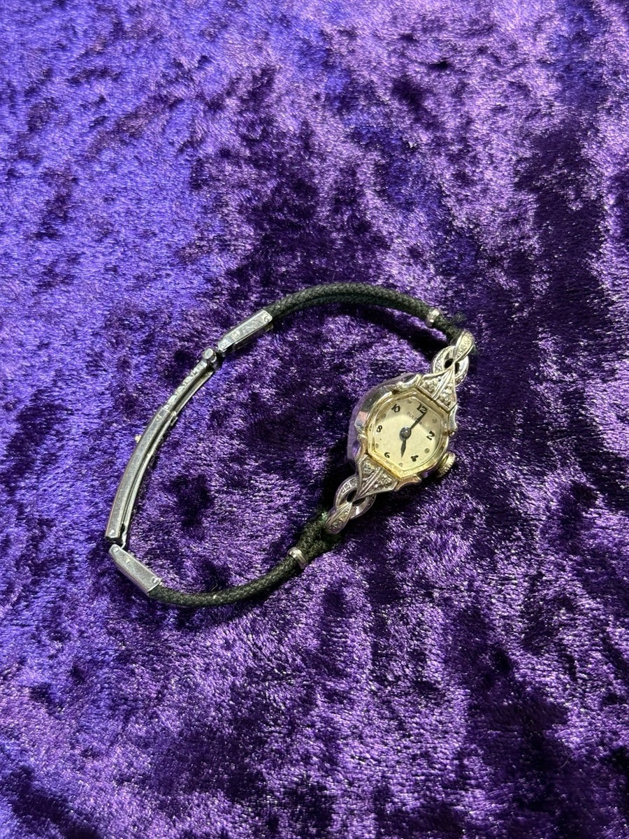 Vintage 1950s Bulova Ladies Mechanical Wind Cocktail Watch