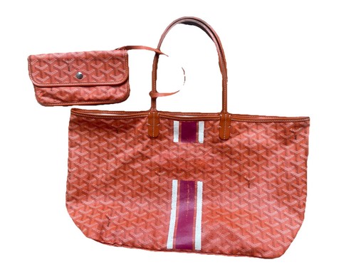 Goyard St Louis PM Tote Bag Orange - Picture 5 of 8