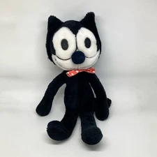 Vintage 1982 Felix The Cat Plush Bow Tie Stuffed 80s Collectible 16” inches