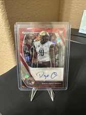 2021 Panini Prizm Draft Picks - Draft Picks Autographs Dayo Odeyingbo red ice