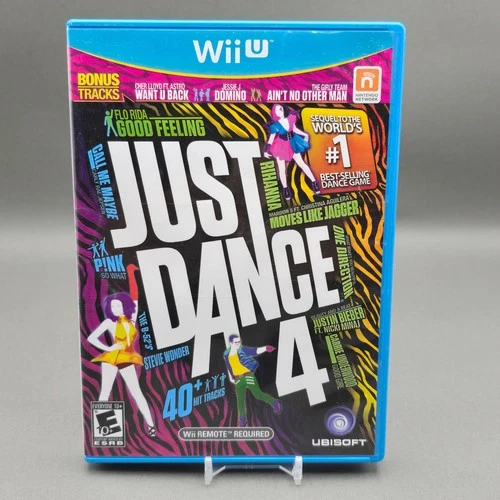 Nintendo Wii U Just Dance 4 Video Game Tested Working Complete Rated Everyone
