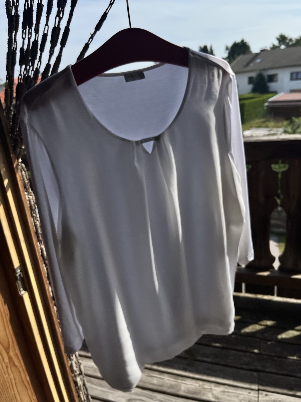 Bluse Blusenshirt Weiß XL 44 Gerry Weber; Tunika XL 44; Gerry Weber; Damenshirt