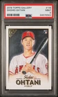 2018 TOPPS GALLERY #116 SHOHEI OHTANI ROOKIE RC PSA 9 ANGELS