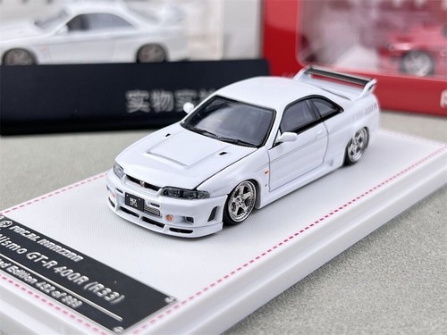 FH 1:64 White Skyline GTR R33 Nismo 400R Sports Model Diecast Metal Car - Picture 6 of 22