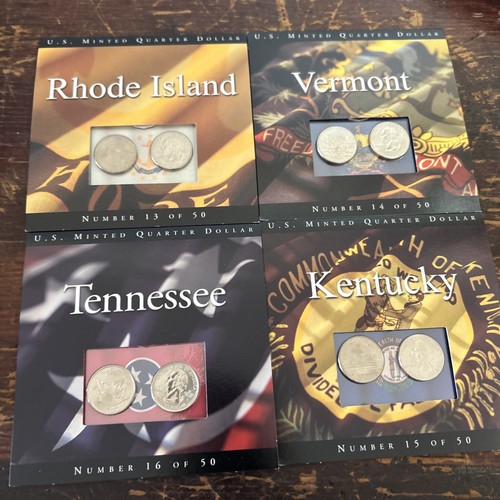 Coins Of America State Quarter Lot Uncirculated Coin Set 1-40 - Picture 5 of 13