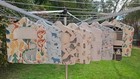 Handmade Fully Lined Pegbag With Sturdy Wooden Hanger 