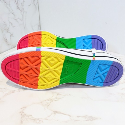 NEW Vintage Converse Chuck Taylor All Star PRIDE Multi Low Top Sneakers W 6 M 4 - Picture 6 of 12