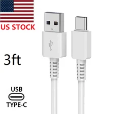 USB Type C Data Cable 5A Fast Charging USB-A USB-C Cord For Samsung LG Phones
