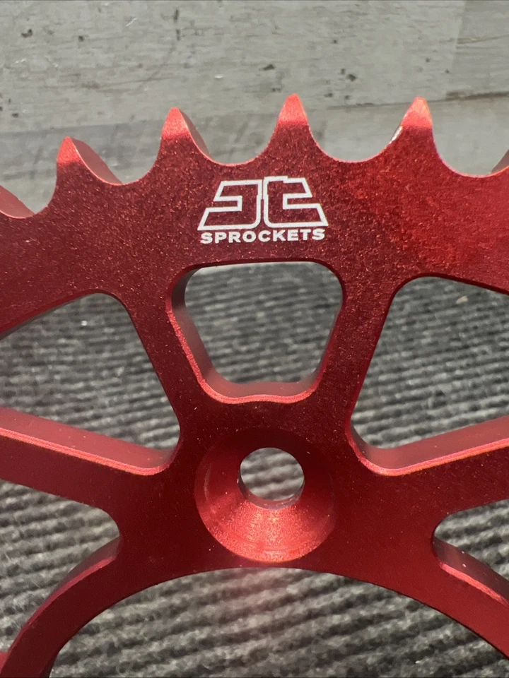 JT Sprockets JTA1204-46 Red  - 7075 T6 Aluminum Rear Sprocket - Image 3 of 4